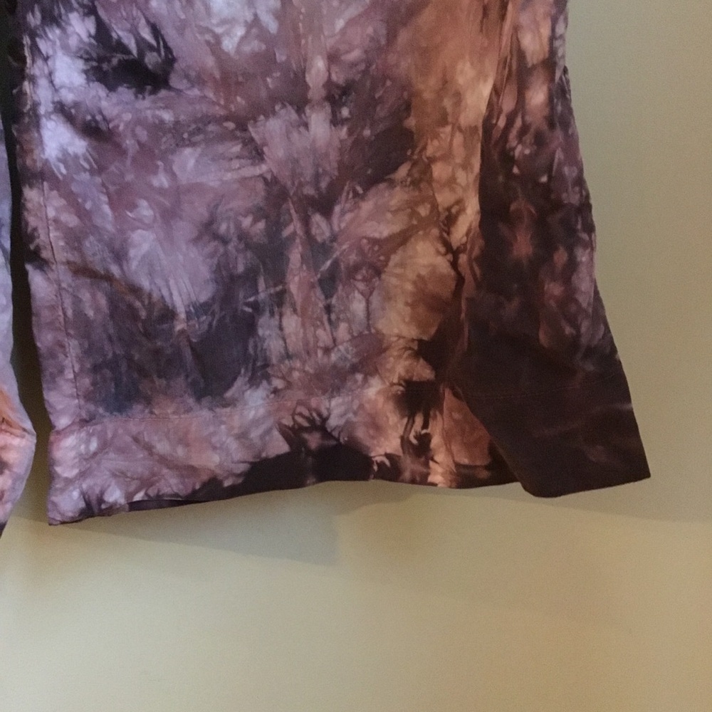 Anthropologie Cloth & Stone Venice Tie Dye Wide Leg Pants - Picture 7 of 13